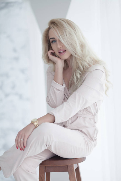 Test Shots young blonde models for modeling agency - Zdjęcie, obraz
