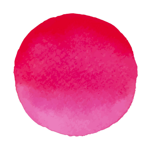 ピンクと赤のベクトル水彩バナーしみ - ベクター画像