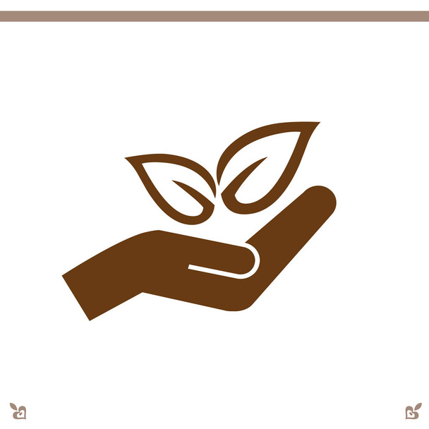 Ícone de símbolo Eco
 - Vetor, Imagem