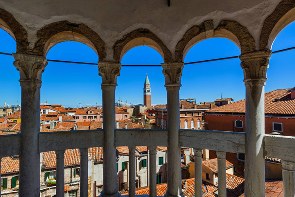 View from Palazzo Contarini del Bovolo in Venice Italy - Foto, Imagem