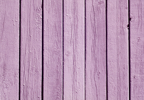 Purple color wooden fence pattern.  - Foto, Bild