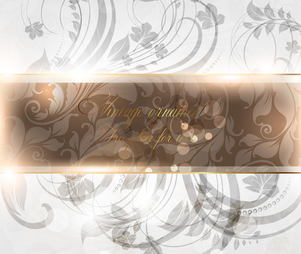 Seamless summer bright flower wallpaper, vector background, Silk. White - Вектор, зображення