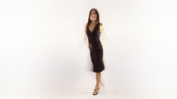 Stop-motion-video van een vrouw dansen - Video