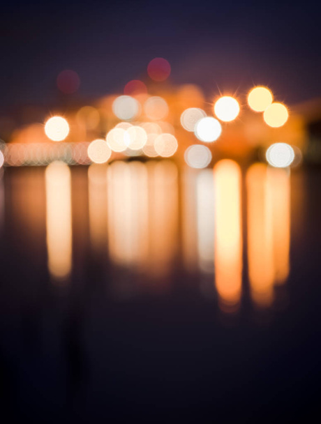 Blur light of ship - Foto, Bild