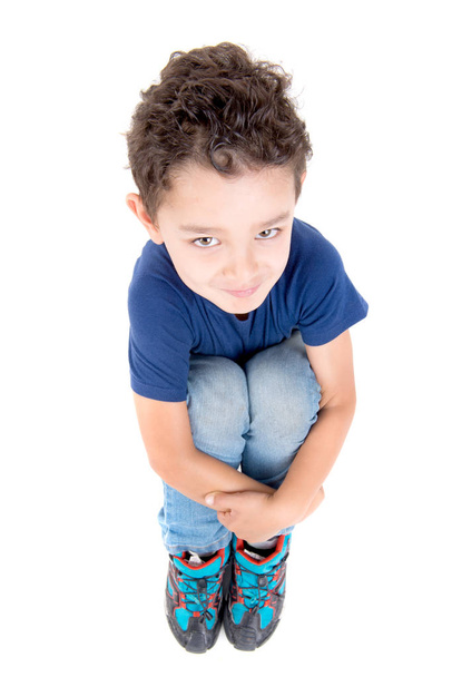 Little boy in blue jeans  - Foto, Imagen