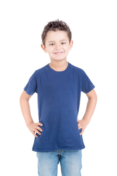 Little boy in blue jeans  - Fotografie, Obrázek