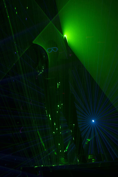 Tancerz disco laser - Zdjęcie, obraz