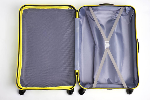 Opened empty traveler suitcase. - Photo, Image