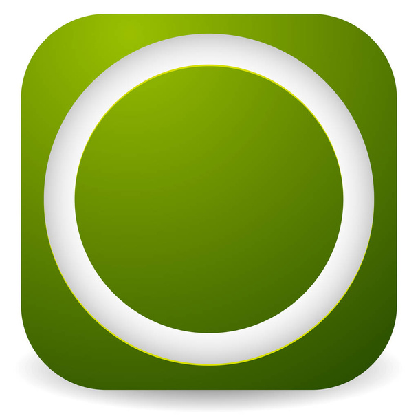 Icon with empty circle - Vector, Image