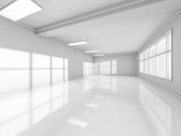 Abstrato arquitetura moderna fundo, espaço aberto branco vazio
  - Foto, Imagem