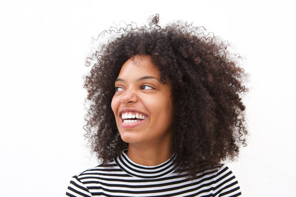 счастливая африканская американка
  - Фото, изображение