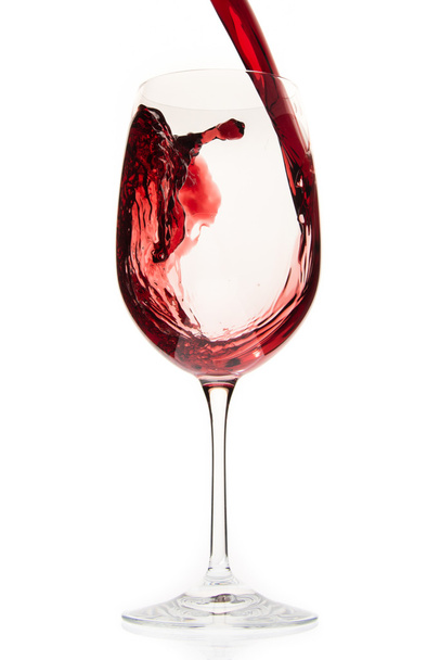 Rode wijn inschenken - Foto, afbeelding