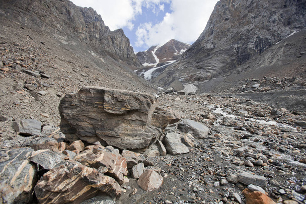 Glaciar Aktru, Montañas Altai paisaje
 - Foto, imagen