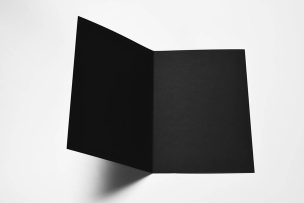 Blank black card  - Fotografie, Obrázek