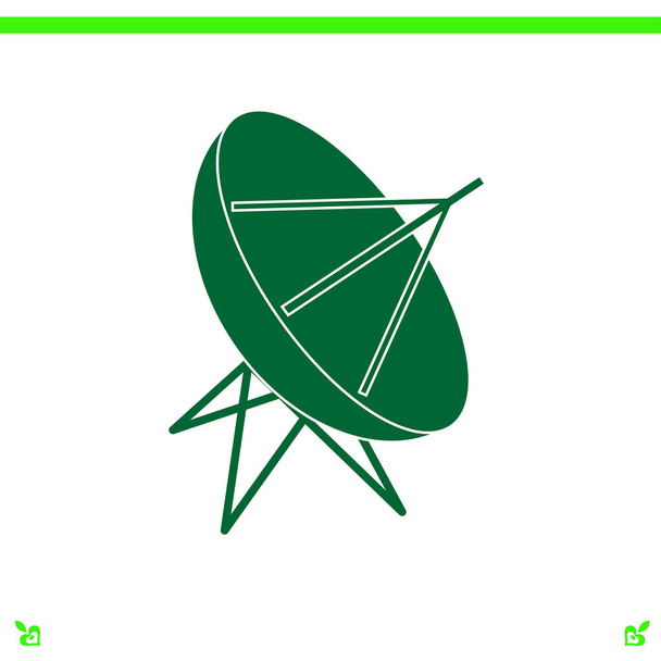 ikona anteny satelitarnej - Wektor, obraz