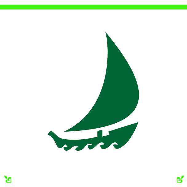 Icono del barco ilustración
 - Vector, imagen