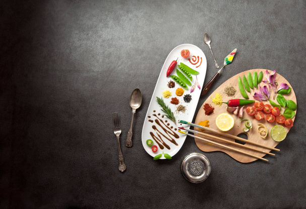Food palette concept - Zdjęcie, obraz
