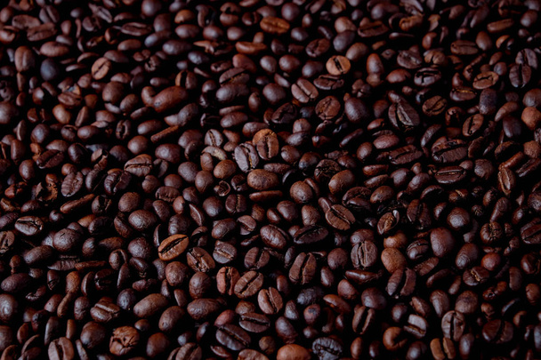 Brown coffee bean background - Photo, Image