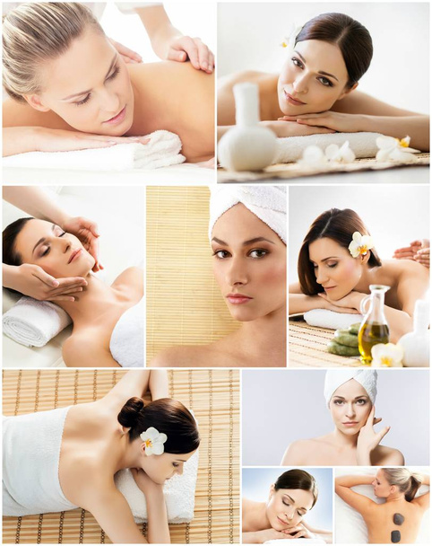 Mulheres recebendo tratamento de spa
 - Foto, Imagem