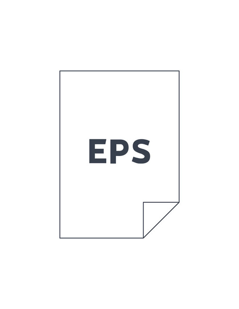 Ilustración de icono de formato EPS
 - Vector, imagen