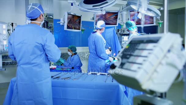 zespół medyczny za pomocą endoskopii  - Materiał filmowy, wideo