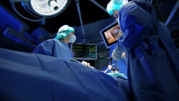Laparoskopi tıbbi operasyon  - Video, Çekim