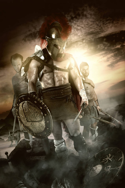 Starożytnych wojowników/gladiatorów - Zdjęcie, obraz