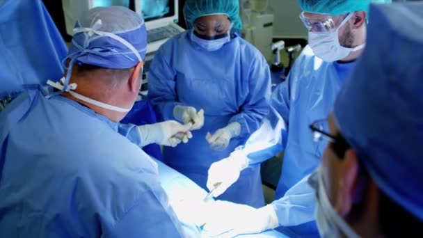 hospital team training in the operating theatre - Footage, Video