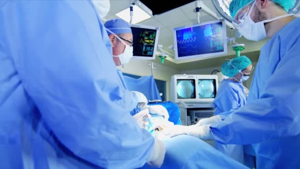 specialist team training in the operating theatre - Footage, Video