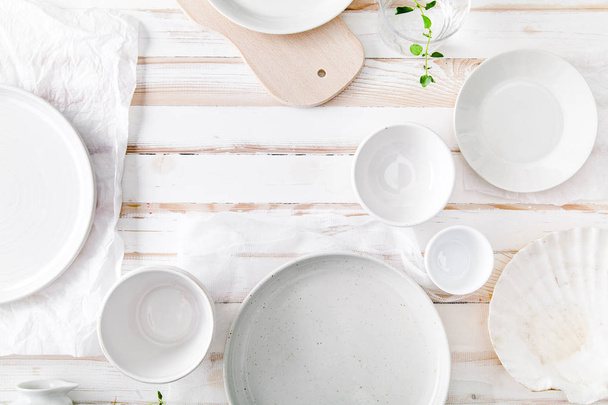 cermic plates and bowls - Foto, imagen