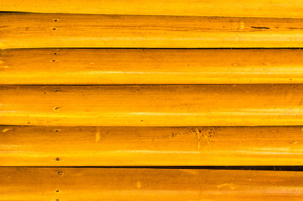 Yellow bamboo wall - Photo, Image