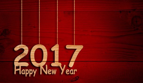 2017 Happy New Year greeting - Photo, Image
