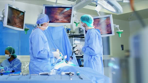Laparoscopic surgical operation - Footage, Video