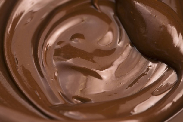 dunkler Schokolade Hintergrund, Makroansicht - Foto, Bild