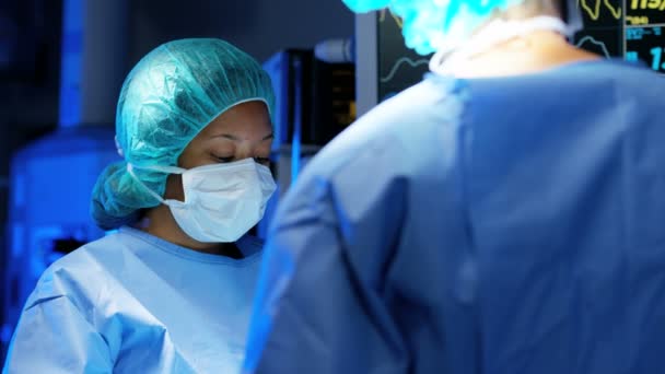 Operacja laparoskopowa szkolenie chirurgiczne - Materiał filmowy, wideo
