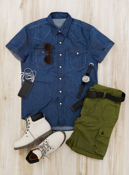 Urban outfit from above - Photo, Image