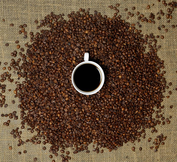 Kávé csésze háttér - Fotó, kép
