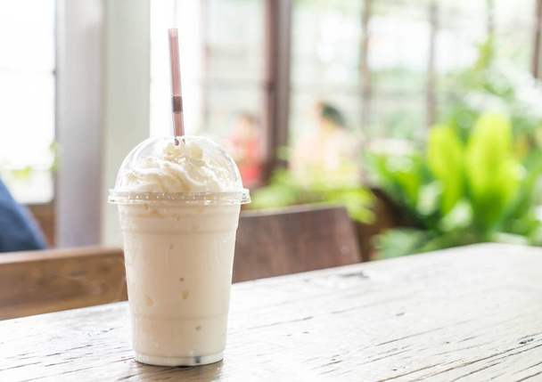 vanilla milkshake smoothie - Photo, Image