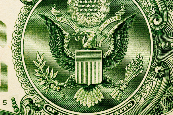 Dollari Bill äärimmäinen lähikuva
 - Valokuva, kuva