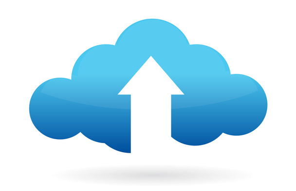 cloud computing upload - Zdjęcie, obraz