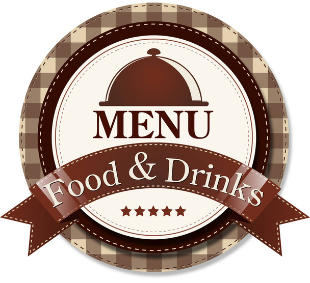 restaurant menu icon - Διάνυσμα, εικόνα