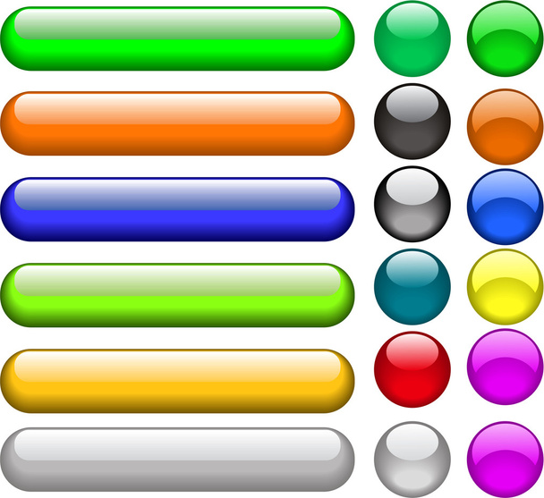 Popular vector buttons - Vector, Image