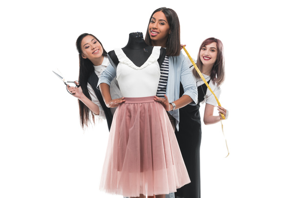 Young fashion designers with dummy  - Photo, Image