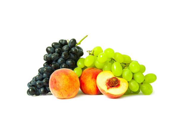 Composition with fresh assorted fruits - Fotoğraf, Görsel