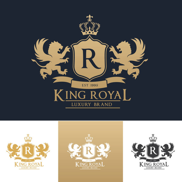 King royal logo template - Vector, Image