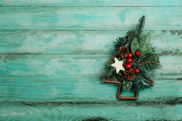 Barevné tradiční vánoční dekorace  - Fotografie, Obrázek