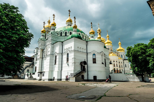 Kyiv Pechersk Lavra monastery, view from yard - Fotografie, Obrázek