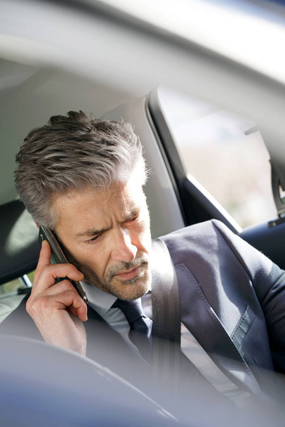 Businessman talking on phone  - Photo, Image