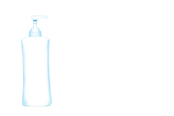 Pump bottle on white background - Foto, Imagen