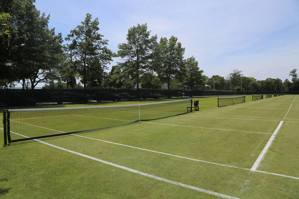 Grass tennis courts - Foto, Imagen